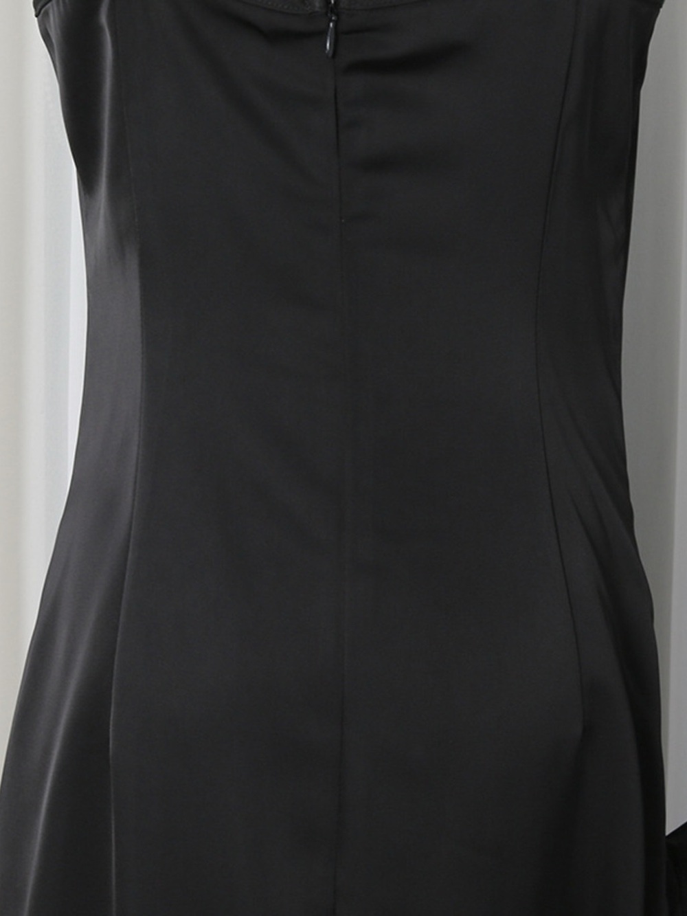Spaghetti Strap Ruffle Slit Maxi Dress - Picture 9 of 16